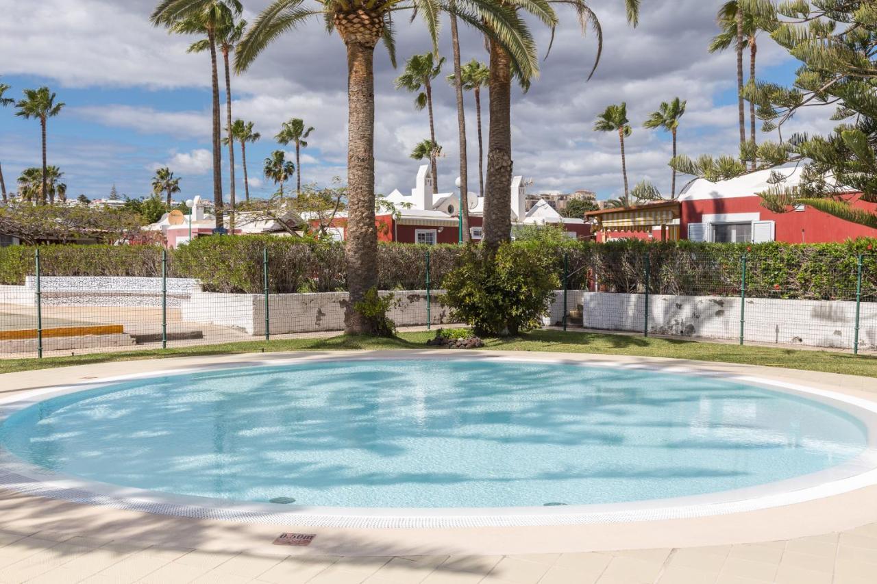 Bungalow deluxe Maspalomas jardín privado barbacoa Maspalomas (Gran Canaria) Exterior foto